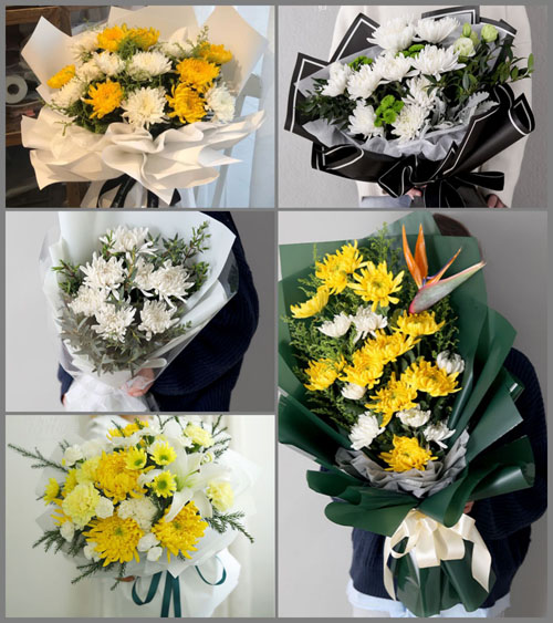 山东临沂沂水县杨庄镇白事花束代送